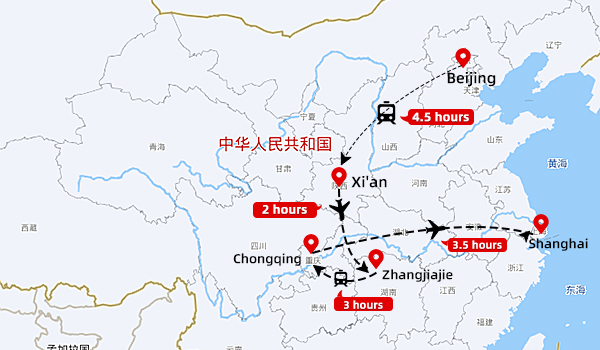 13-Day Iconic China Tour(Zhangjiajie and Chongqing)